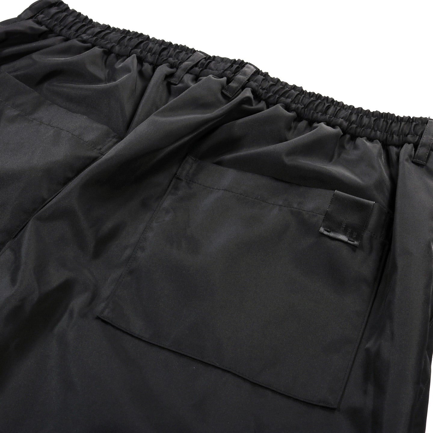 N.HOOLYWOOD 2251-CP27 NYLON FATIGUE EASY PANTS BLACK