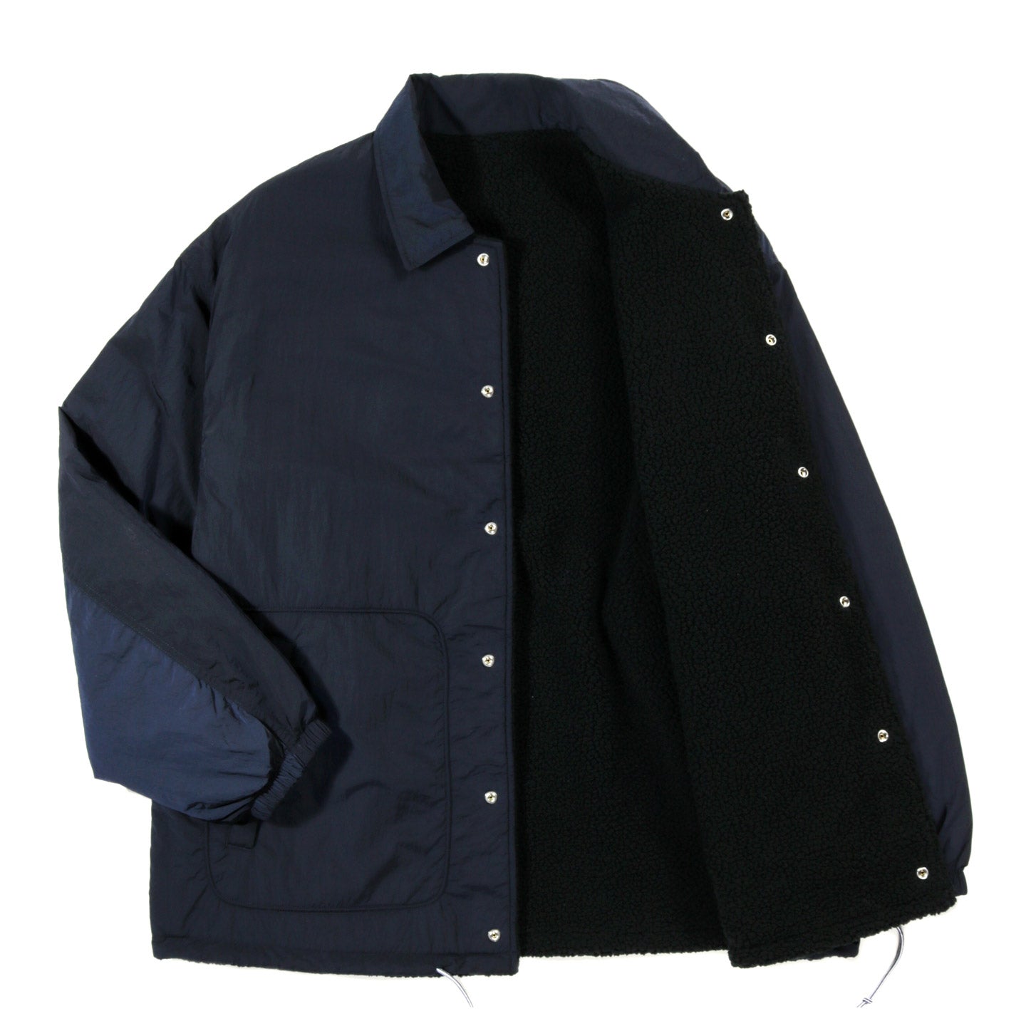 NANAMICA REVERSIBLE WIND JACKET DARK NAVY