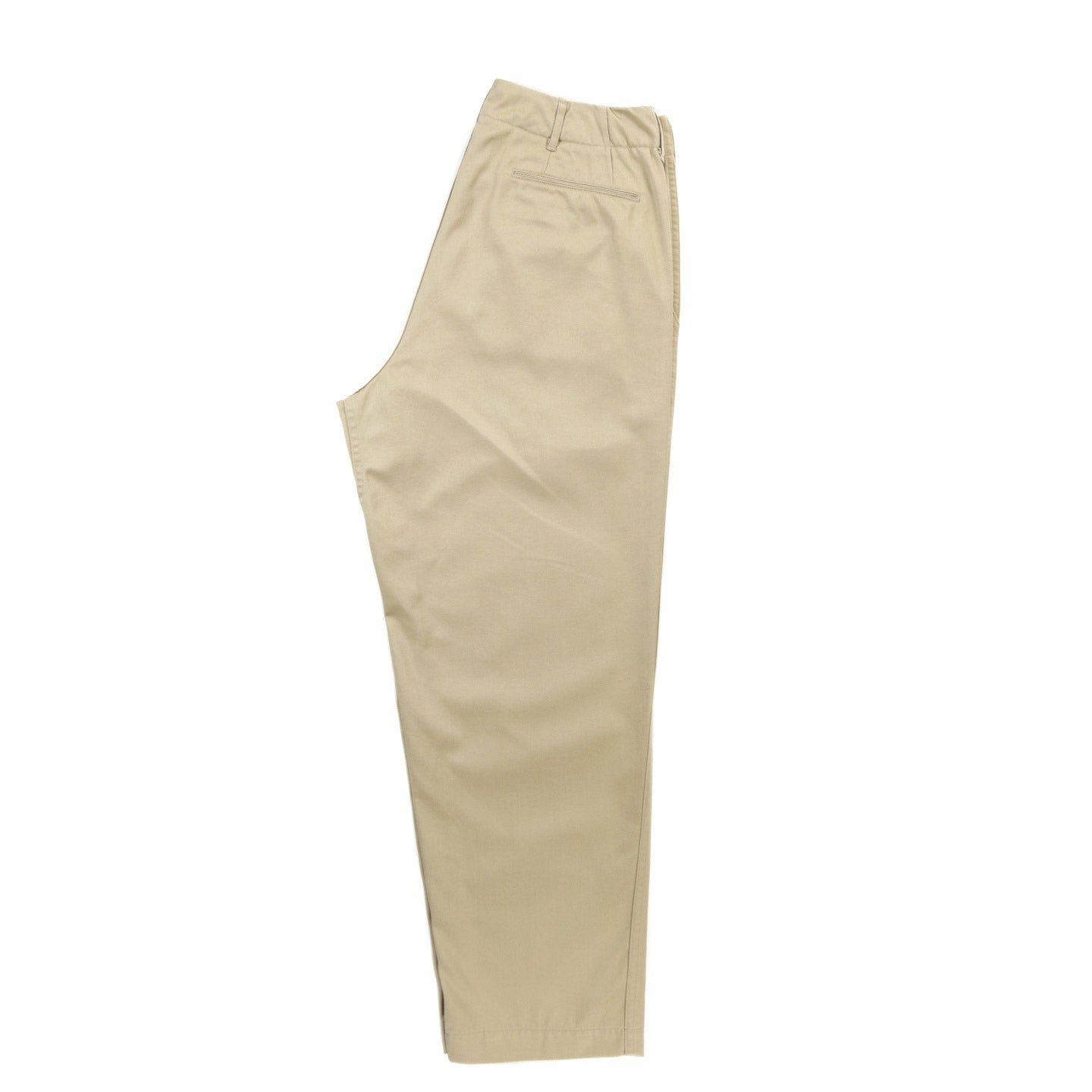 NANAMICA WIDE CHINO PANTS KHAKI