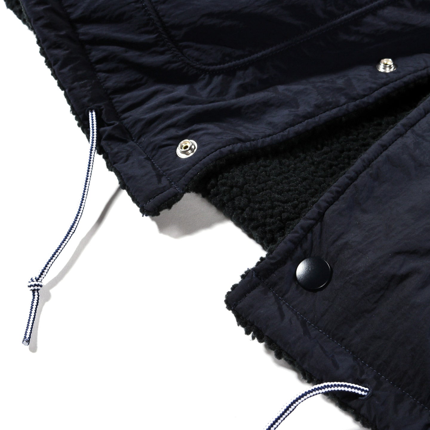 NANAMICA REVERSIBLE WIND JACKET DARK NAVY