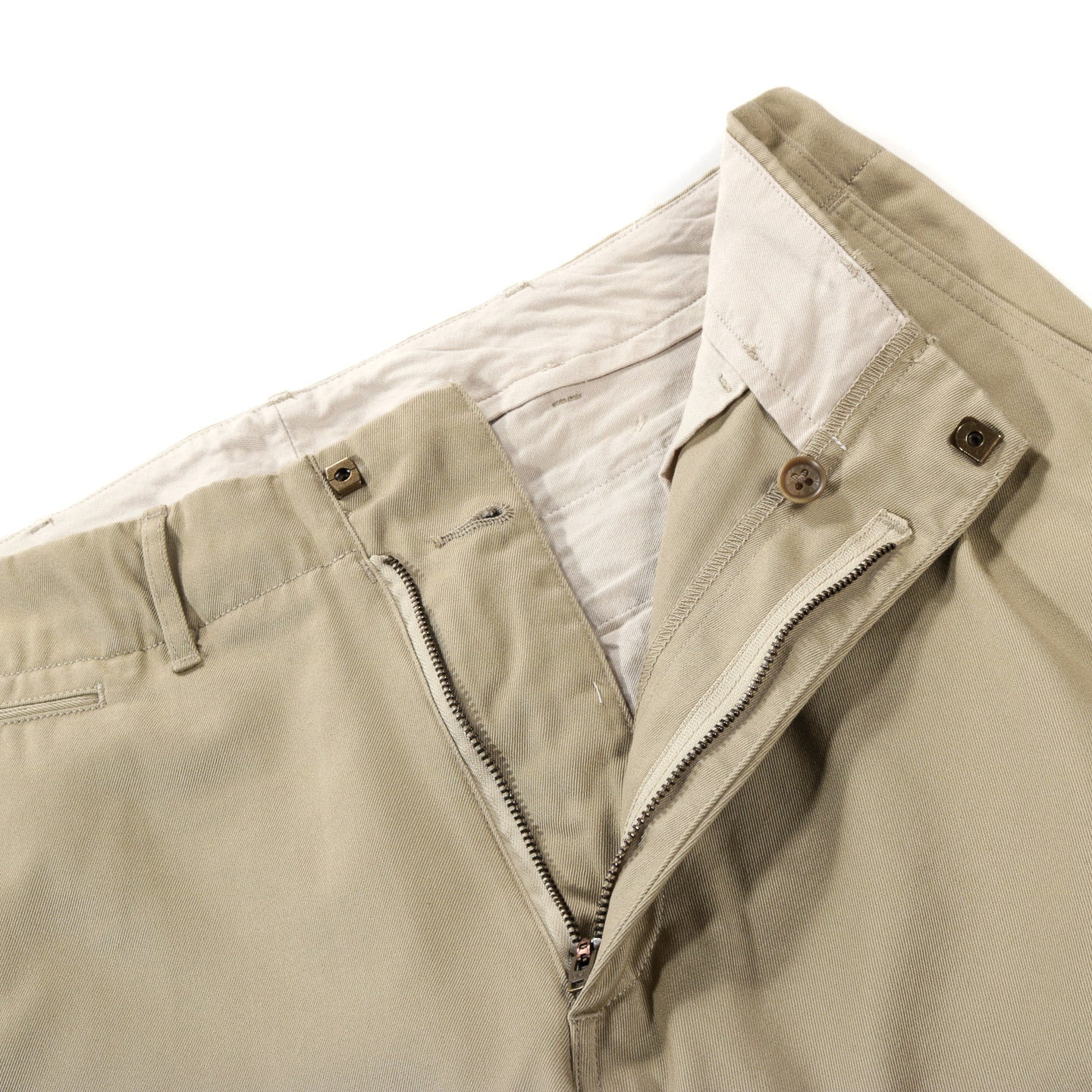 NANAMICA WIDE CHINO PANTS KHAKI