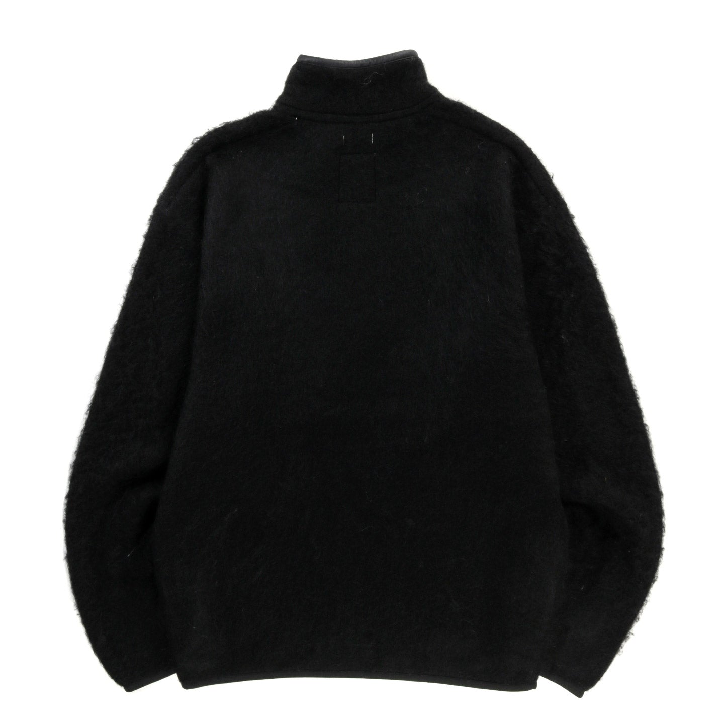 NANAMICA PULLOVER MOHAIR SWEATER BLACK