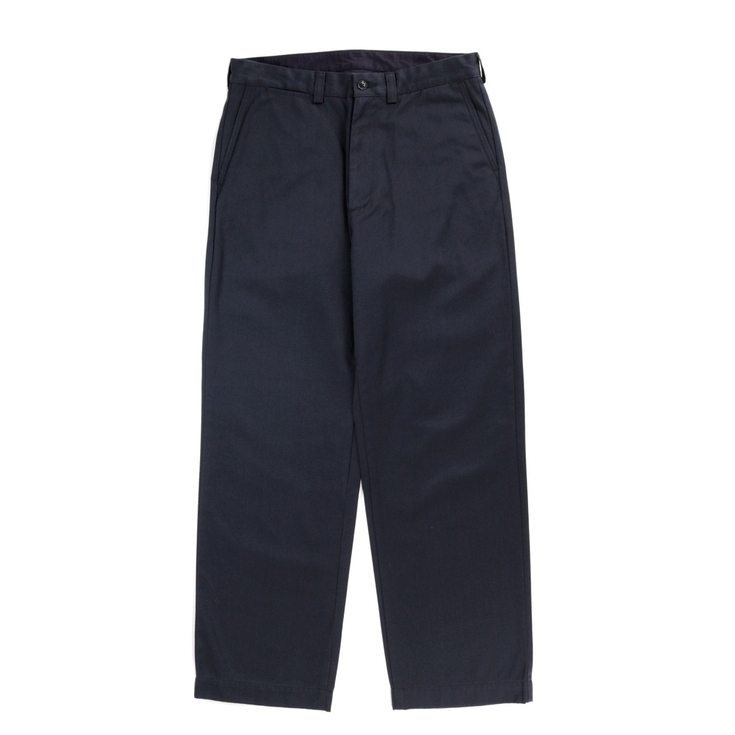 NANAMICA WIDE STRAIGHT CHINO PANTS NAVY