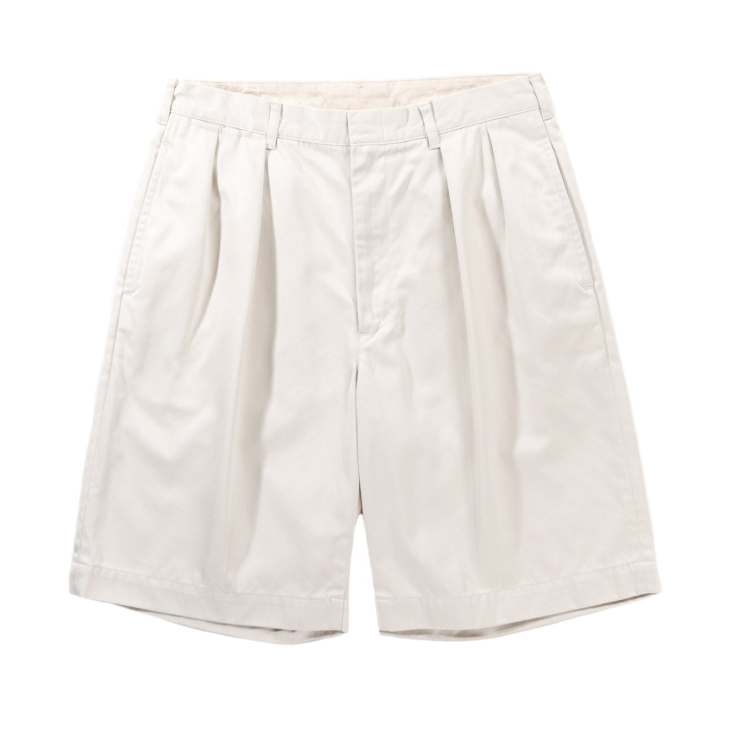 NANAMICA DOUBLE PLEAT CHINO SHORTS DRY SAND