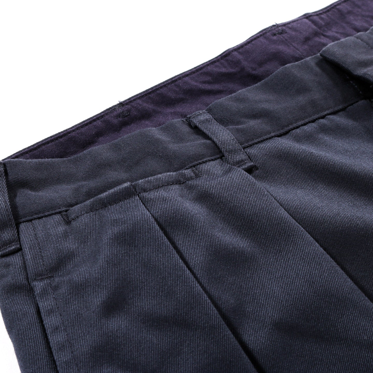 NANAMICA DOUBLE PLEAT CHINO SHORTS NAVY