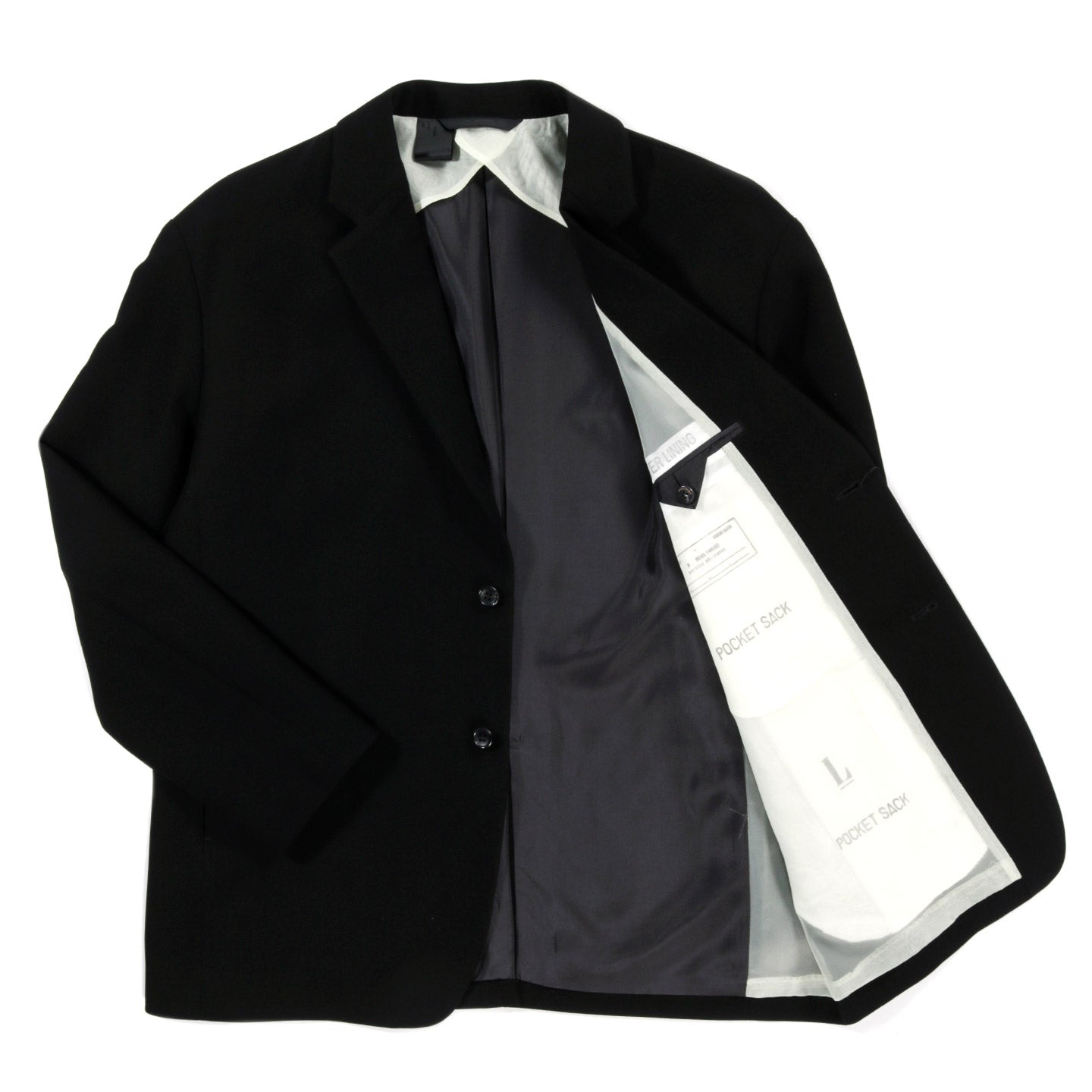 N.HOOLYWOOD JK06-095 BOXY SUIT JACKET BLACK