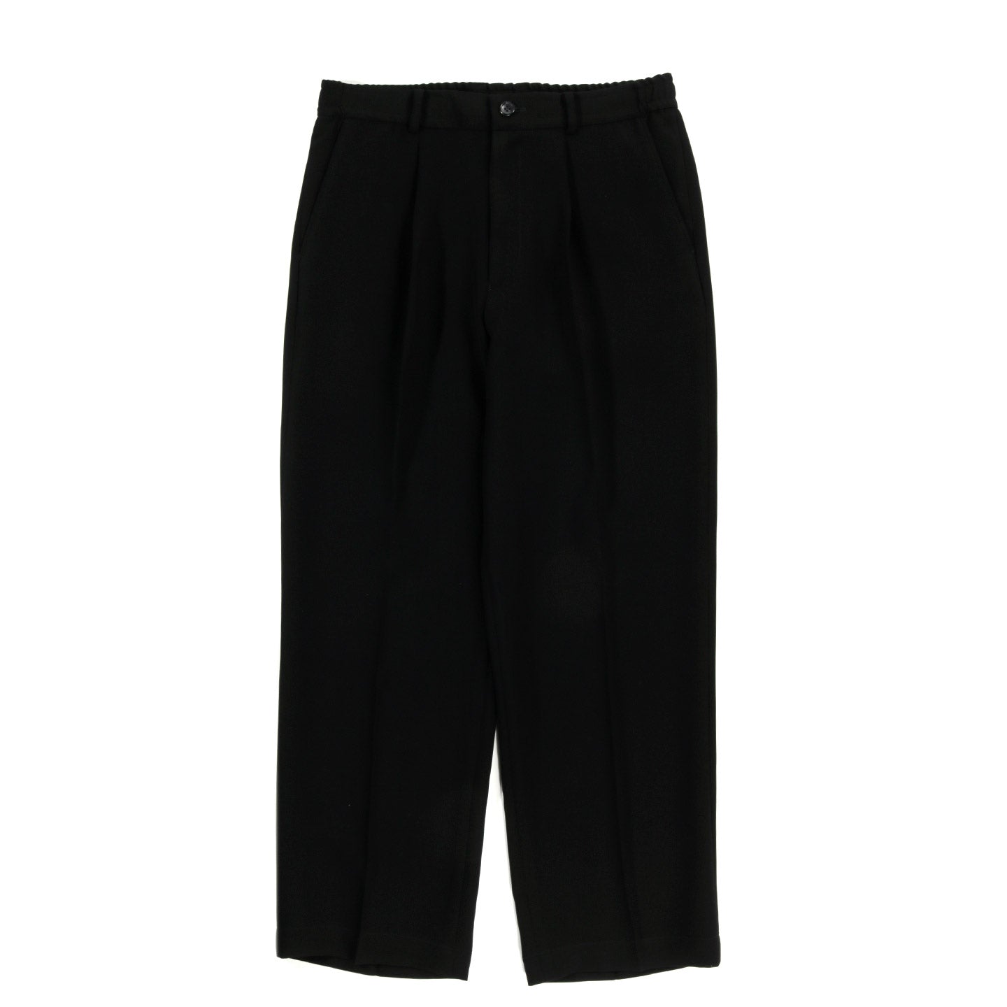 N.HOOLYWOOD PT06-095 WIDE EASY SUIT PANTS BLACK
