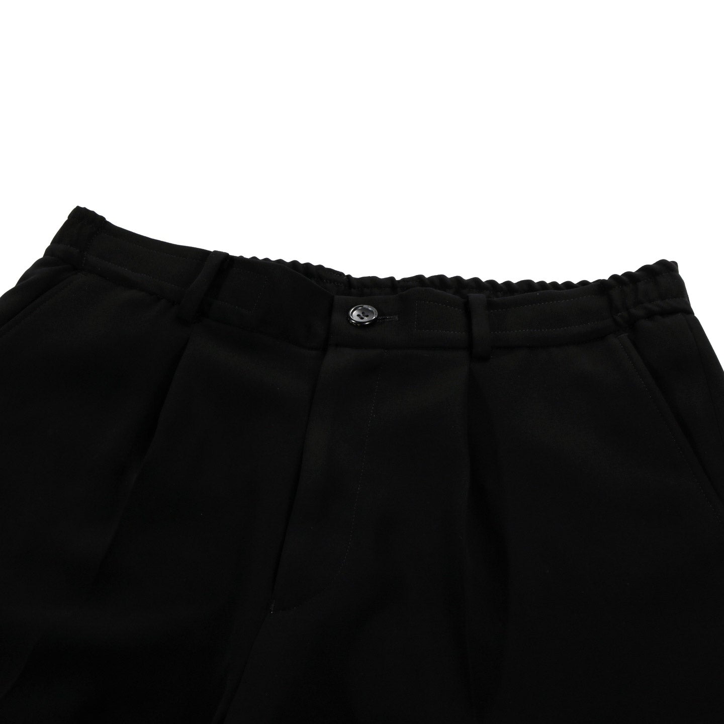 N.HOOLYWOOD PT06-095 WIDE EASY SUIT PANTS BLACK