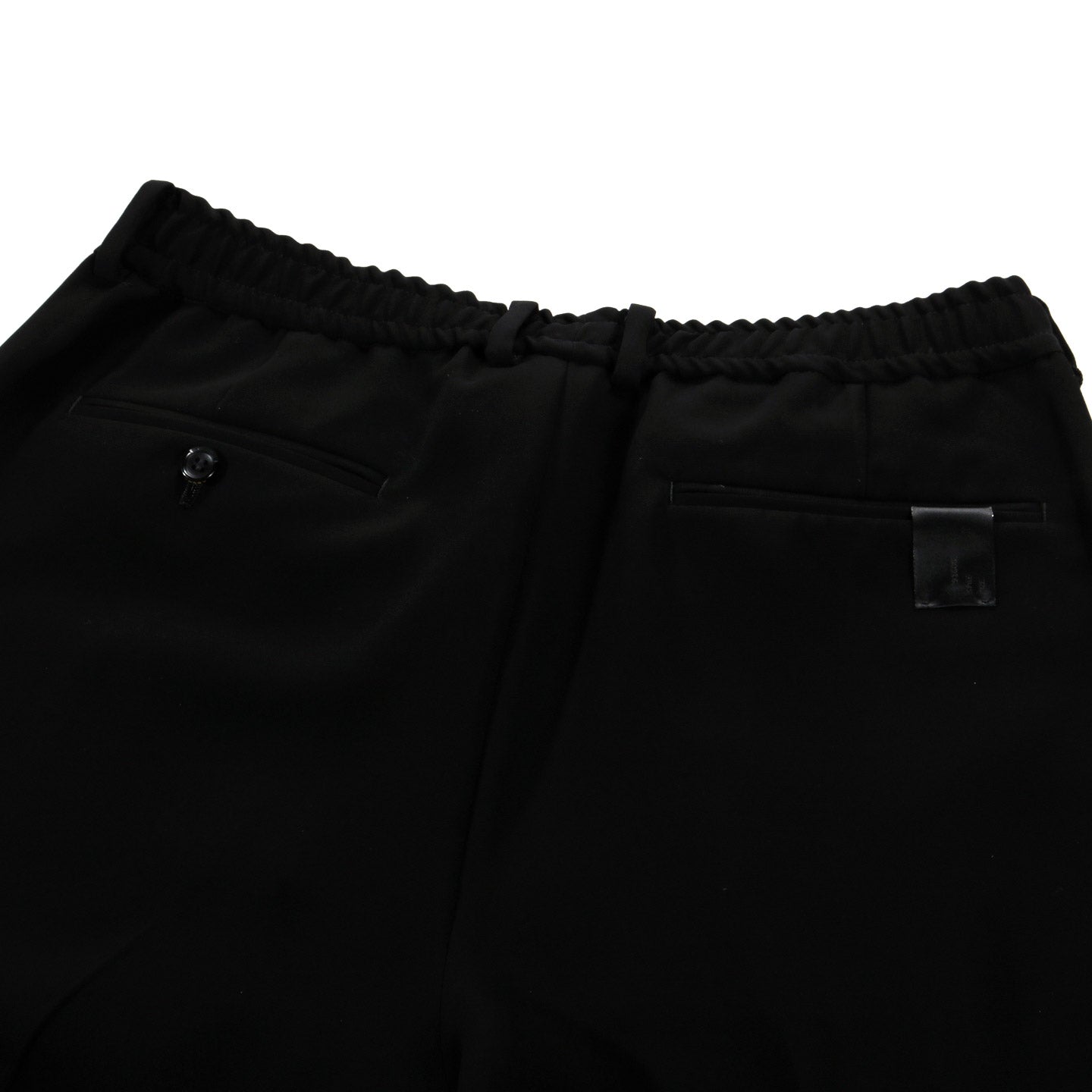 N.HOOLYWOOD PT06-095 WIDE EASY SUIT PANTS BLACK
