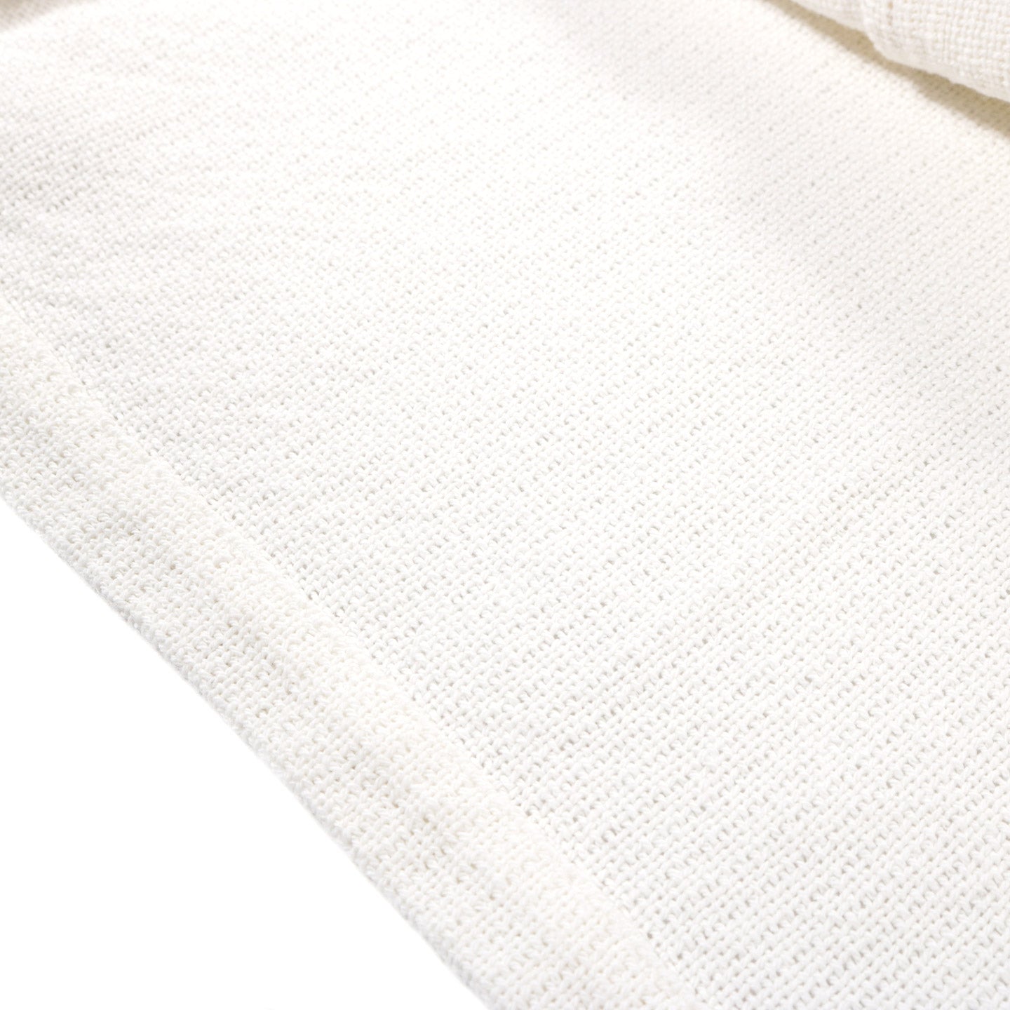 OUR LEGACY BOX SHIRT SHORTSLEEVE WHITE CROCHET WEAVE