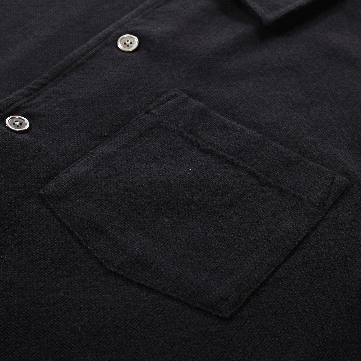 OUR LEGACY BOX SHIRT SHORTSLEEVE BLACK CROCHET WEAVE