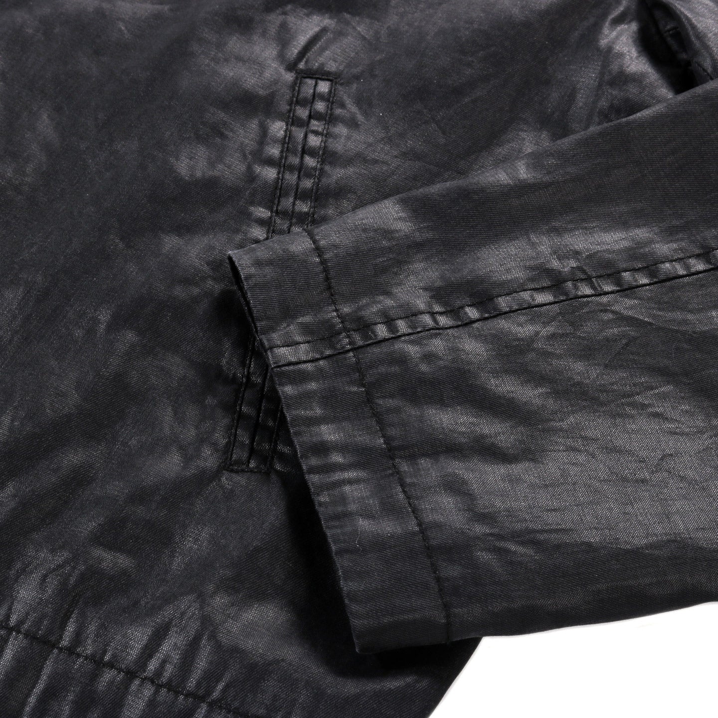OUR LEGACY MINI JACKET WORKER LACQUER BLACK MIRROR TENCEL