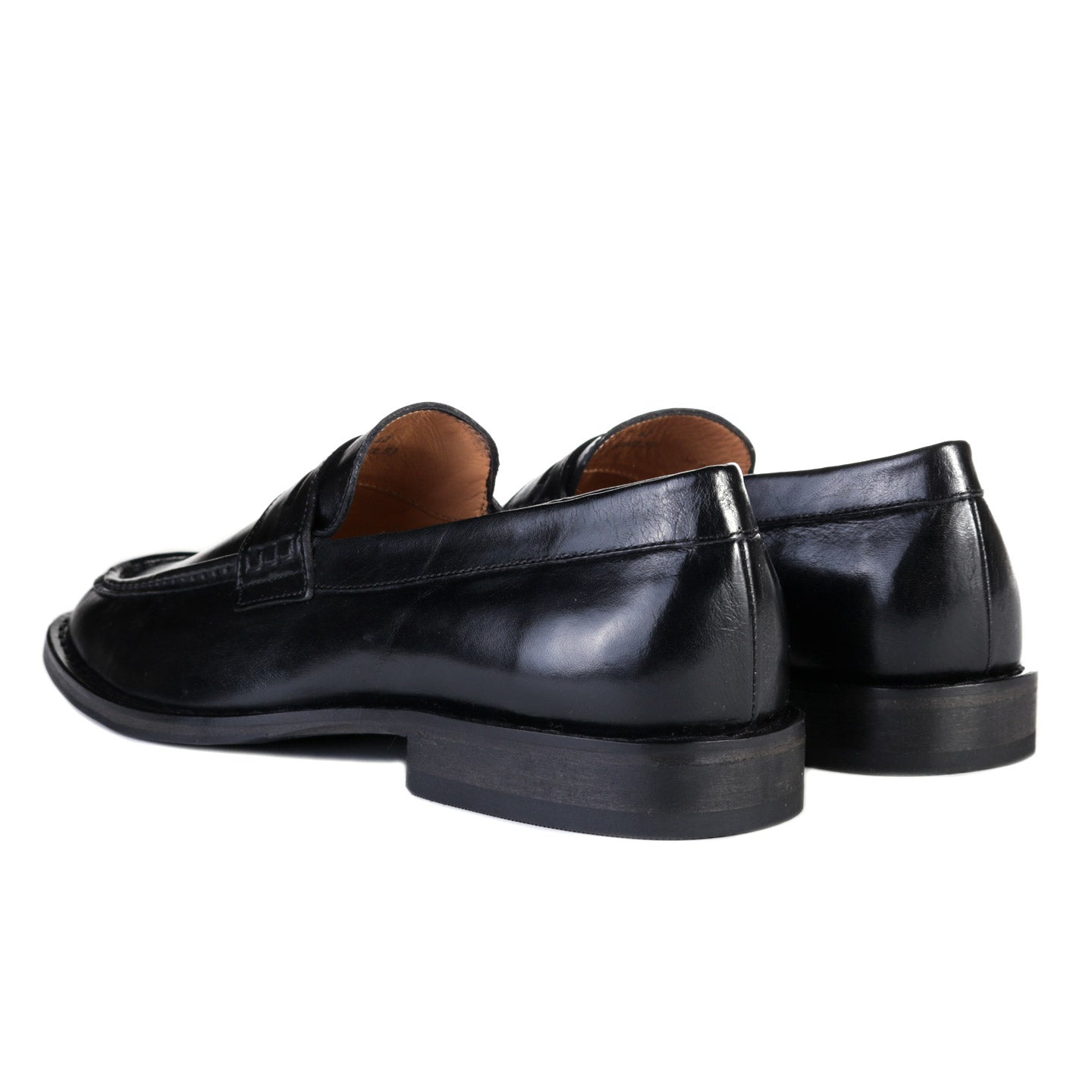 OUR LEGACY LIGHT LOAFER TRUE DYED BLACK LEATHER