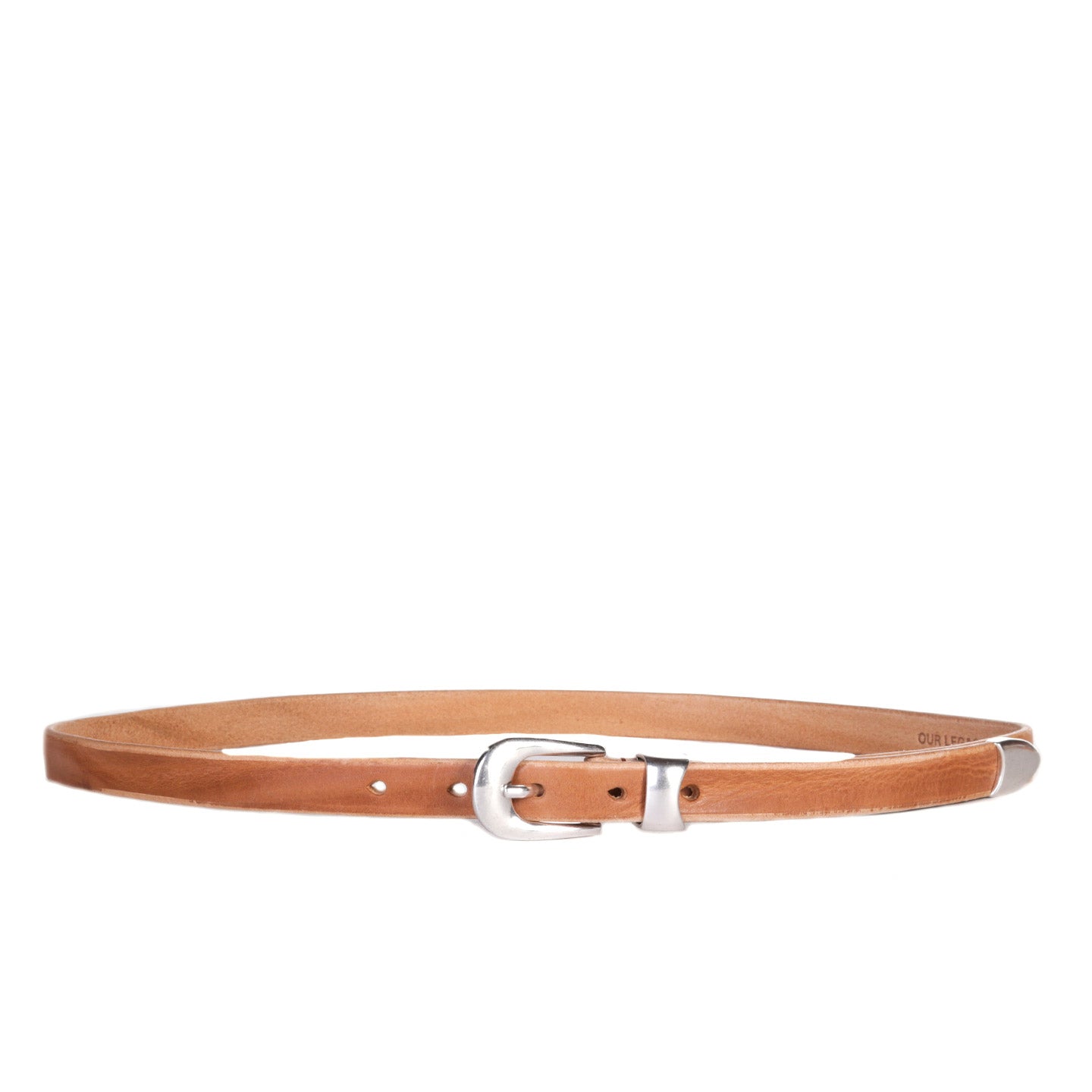 OUR LEGACY 2CM BELT DESERT DUNE LEATHER