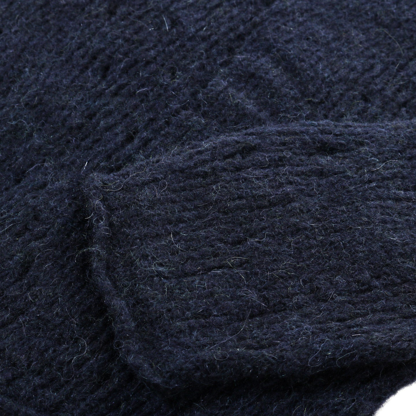OUR LEGACY RIDER POPOVER BLENDED BLUE JAGGED ALPACA