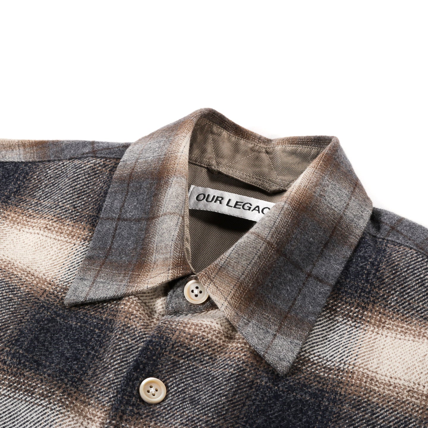 OUR LEGACY ABOVE SHIRT DOYLE CHECK LAGGER FLANNEL