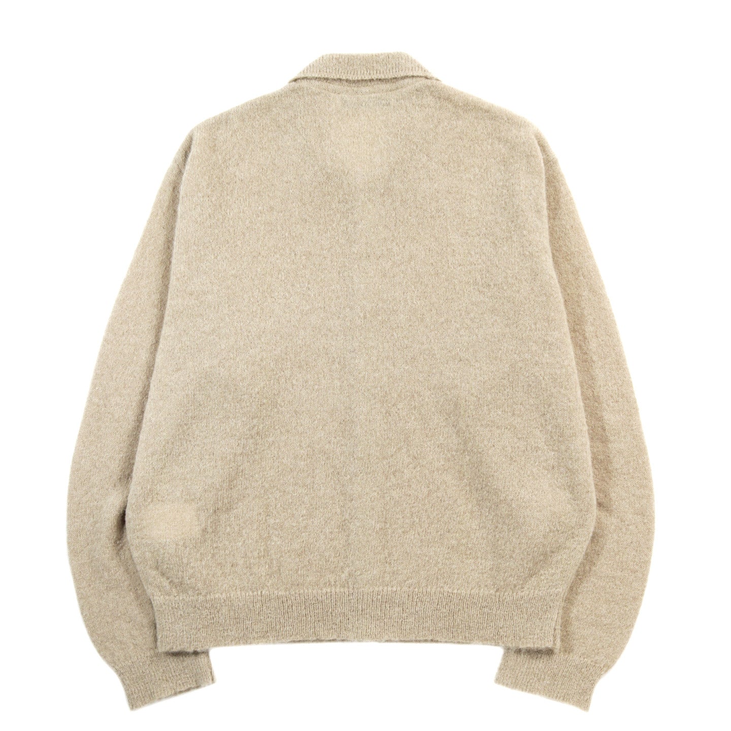 OUR LEGACY EVENING POLO SOFT SAGE FUZZY ALPACA