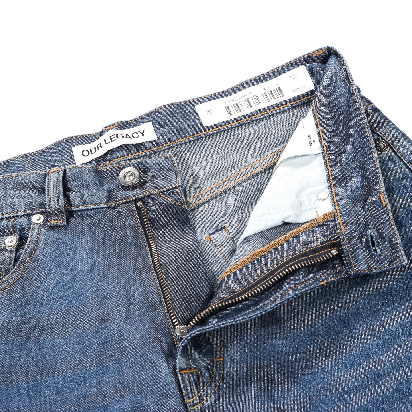 OUR LEGACY THIRD CUT ELECTRIC BLUE WASH