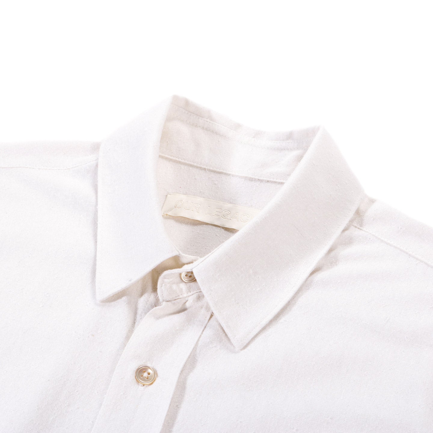 OUR LEGACY CLASSIC SHIRT WHITE SILK