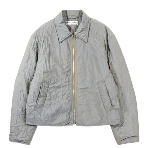 OUR LEGACY SLIGHT JACKET SHINING OLIVE CRINKLE SOLARO