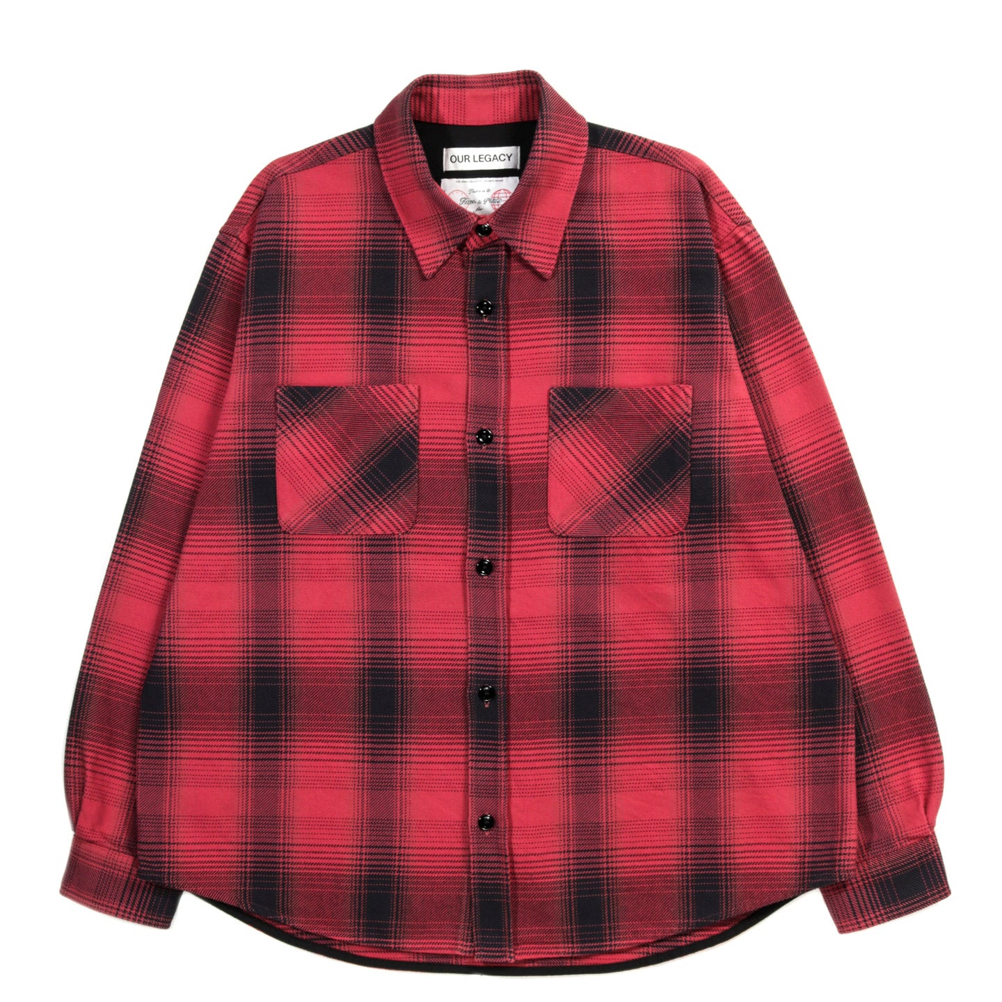 OUR LEGACY WHOPPIN SHIRT BISON CHECK RANCH COTTON