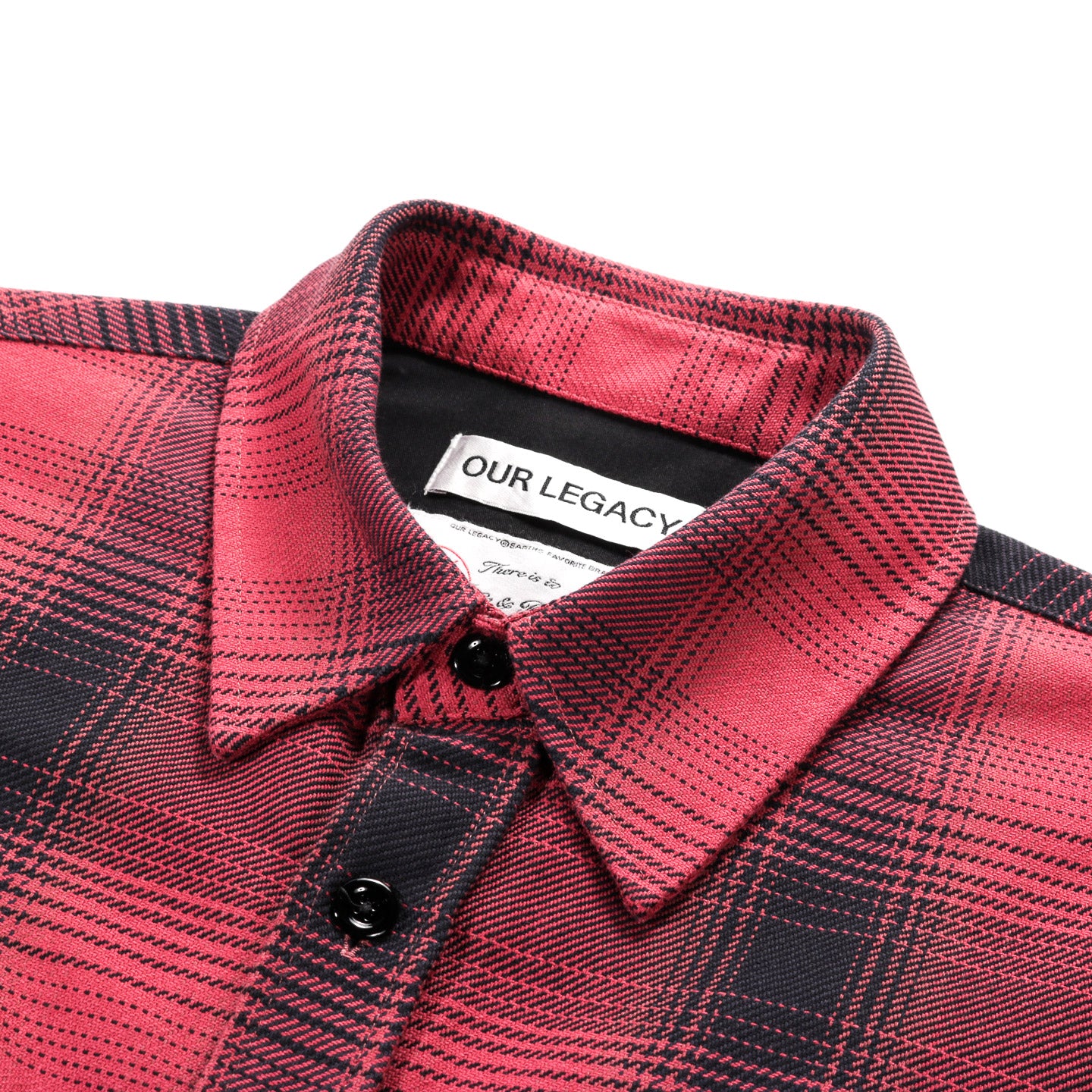 OUR LEGACY WHOPPIN SHIRT BISON CHECK RANCH COTTON