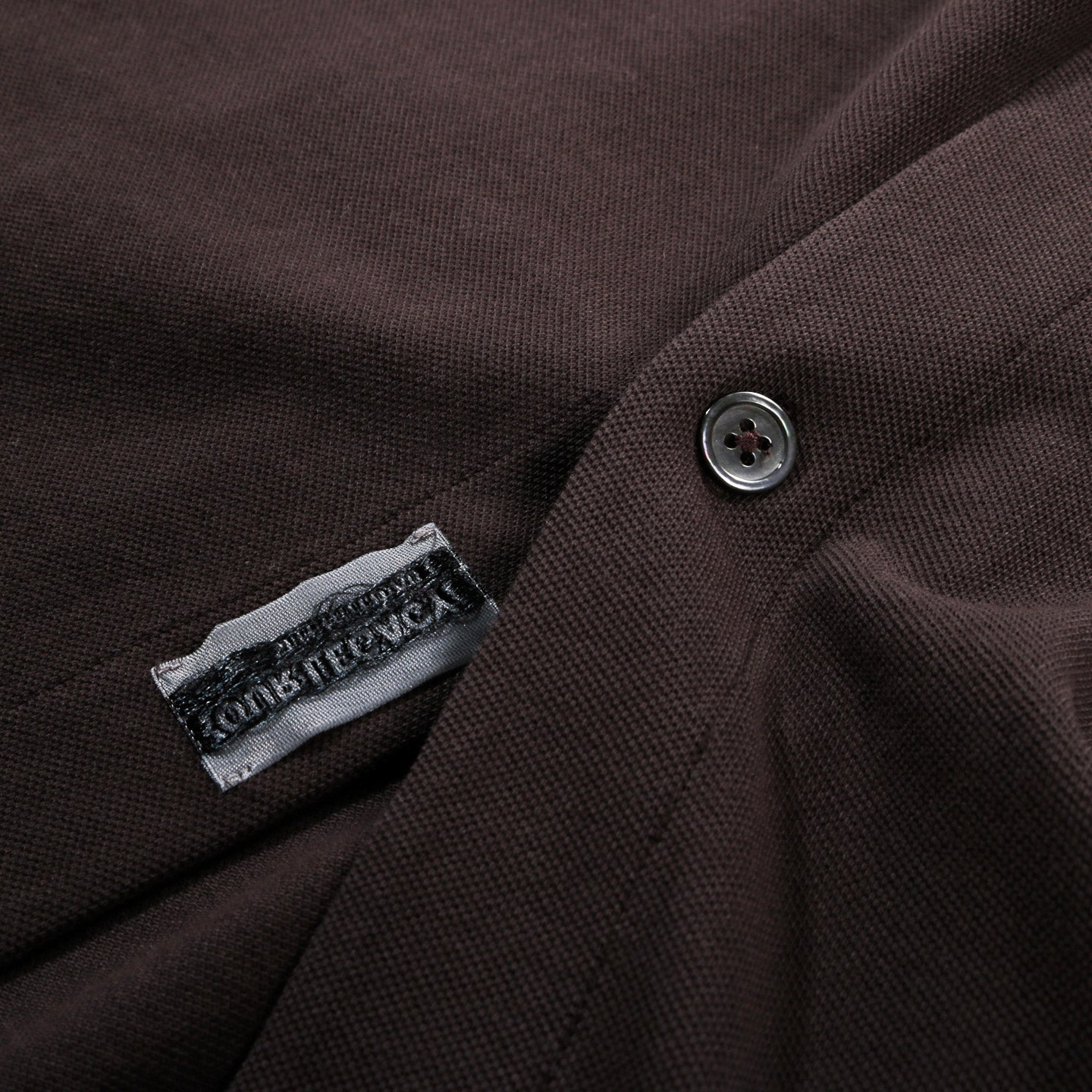 OUR LEGACY ANALOG SHIRT DEEP BROWN SUPER MALL PIQUE