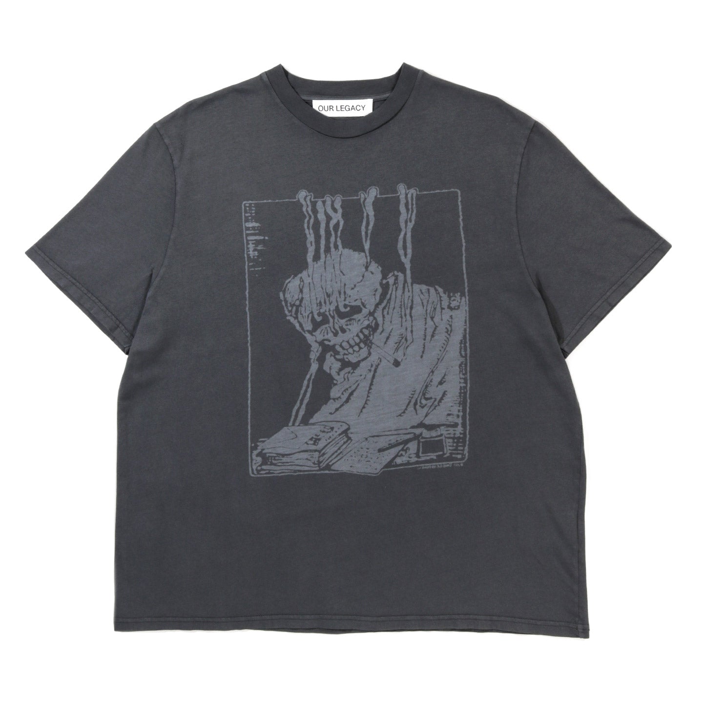 OUR LEGACY BOX T-SHIRT ANGRY FAN MAIL PRINT