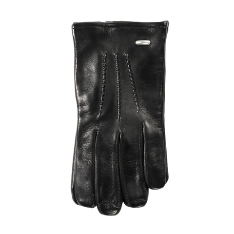 OUR LEGACY HIS GLOVES BLACK LEATHER