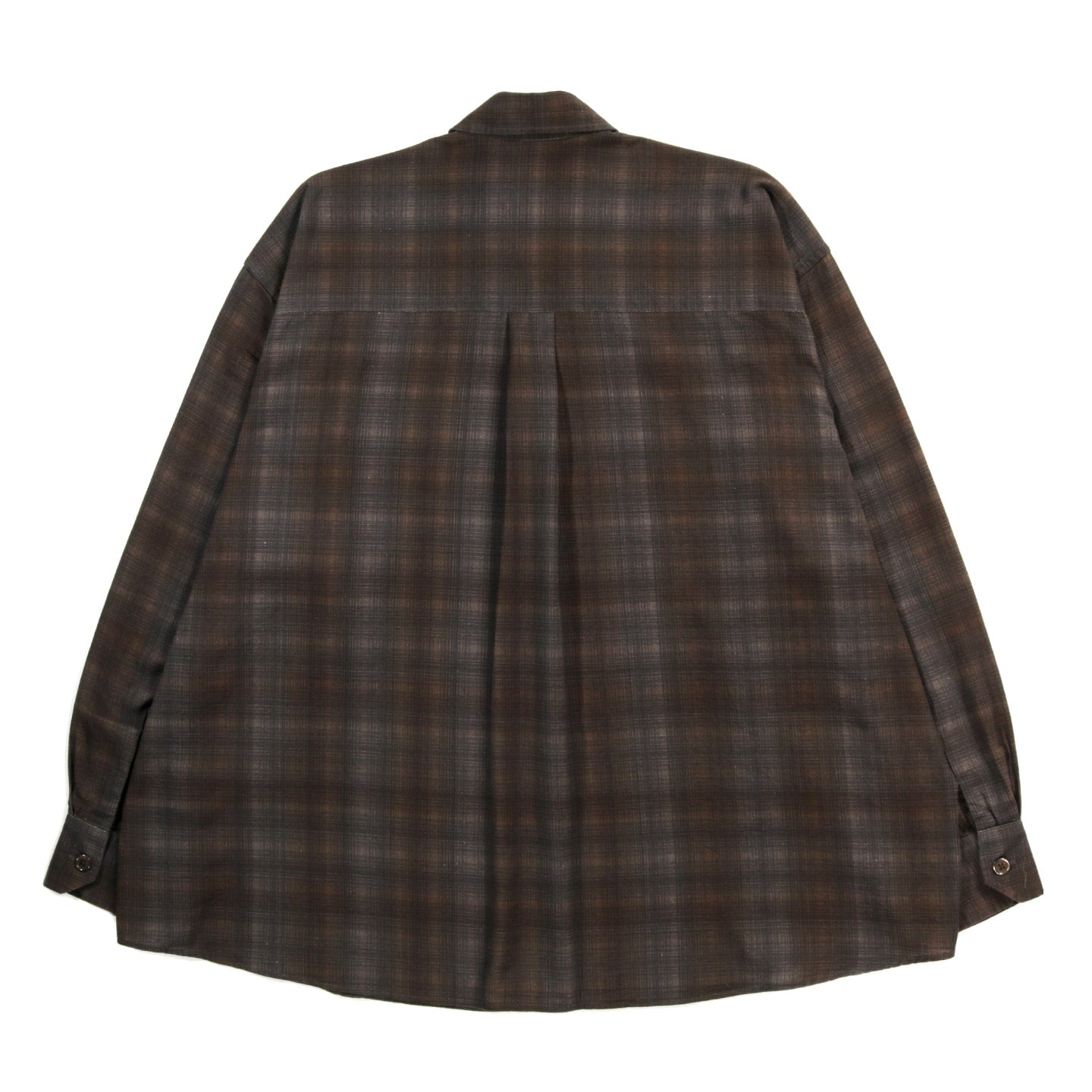OUR LEGACY BORROWED SHIRT MORE CHECK PRINT