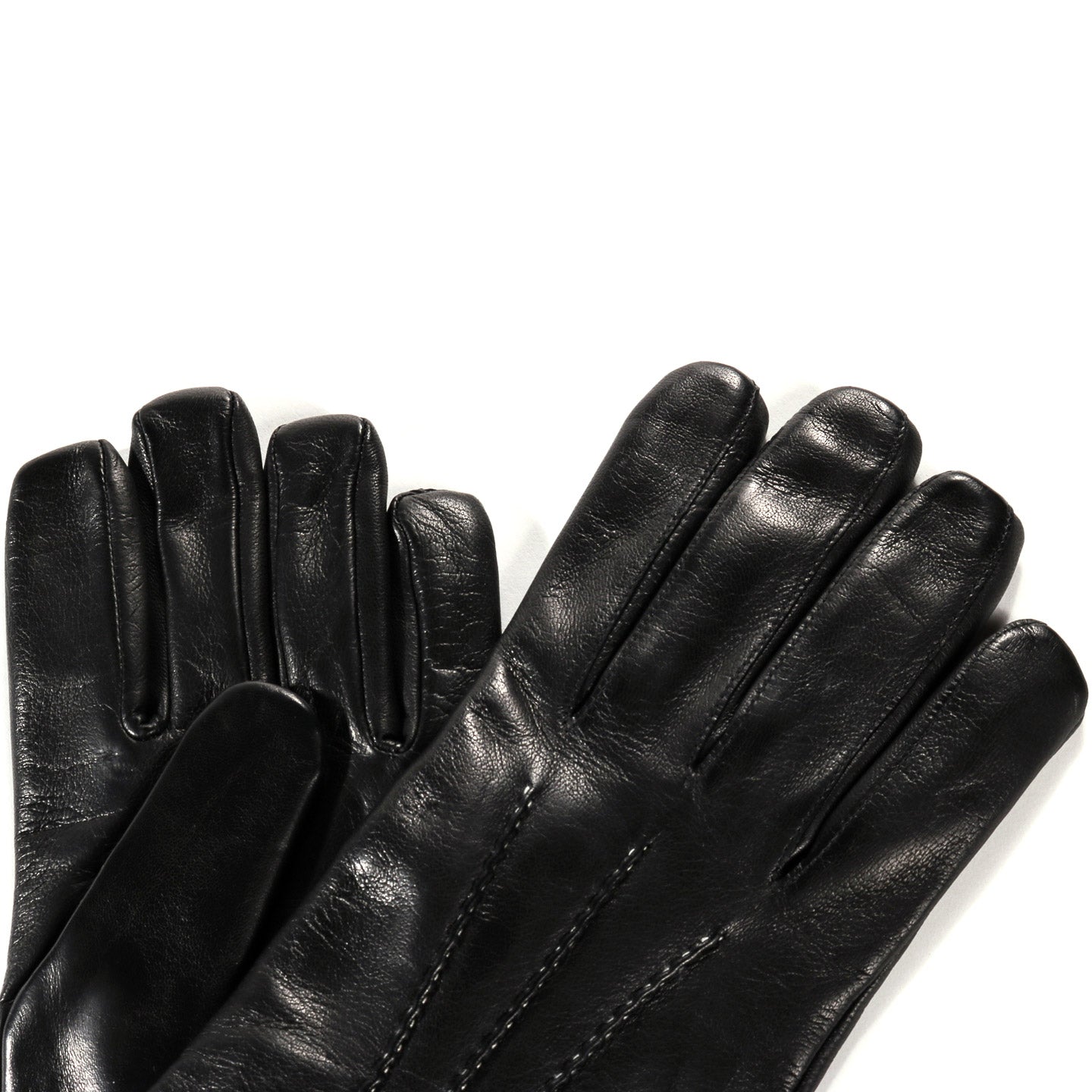 OUR LEGACY HIS GLOVES BLACK LEATHER