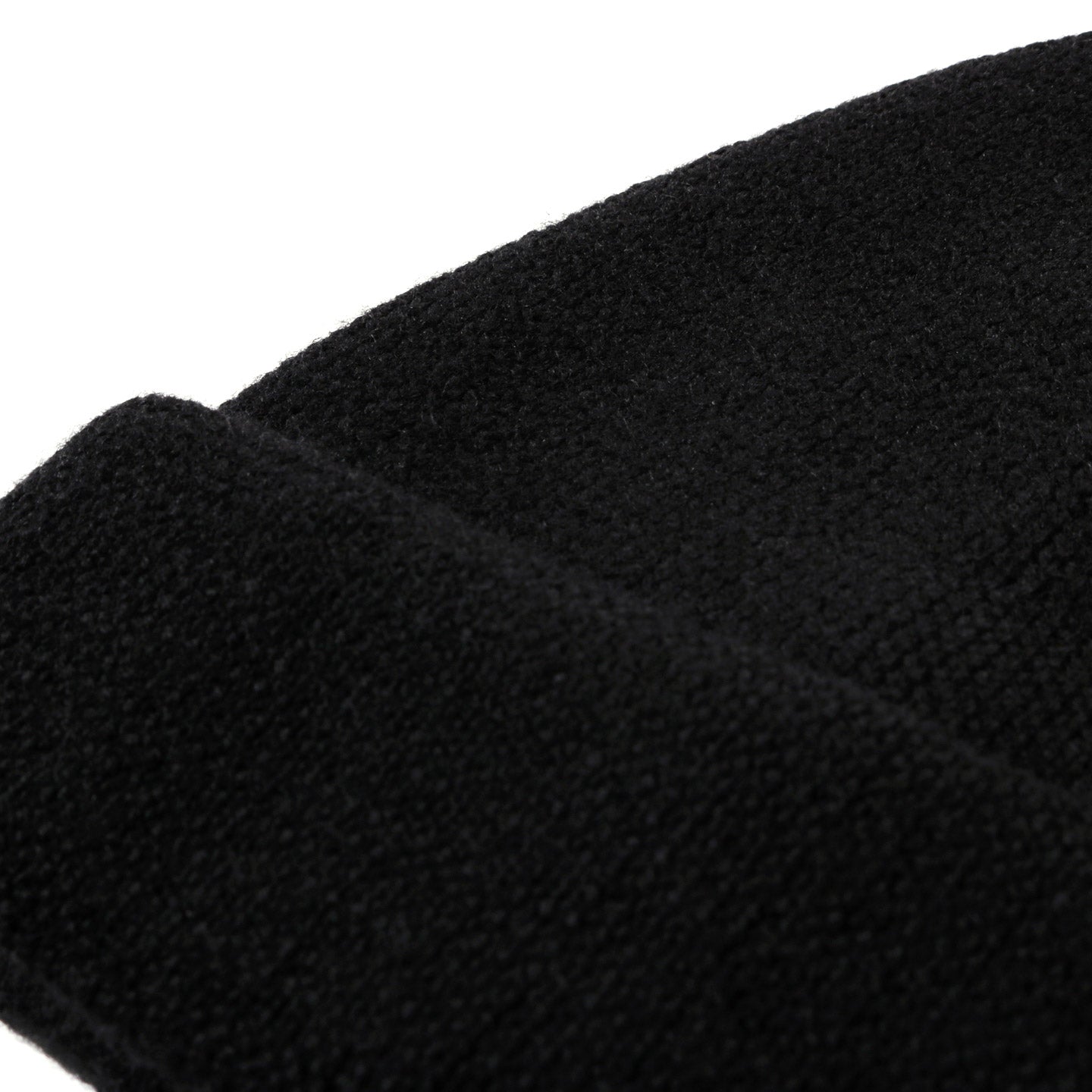 OUR LEGACY KNIT HAT BLACK RUSTIC MERINO