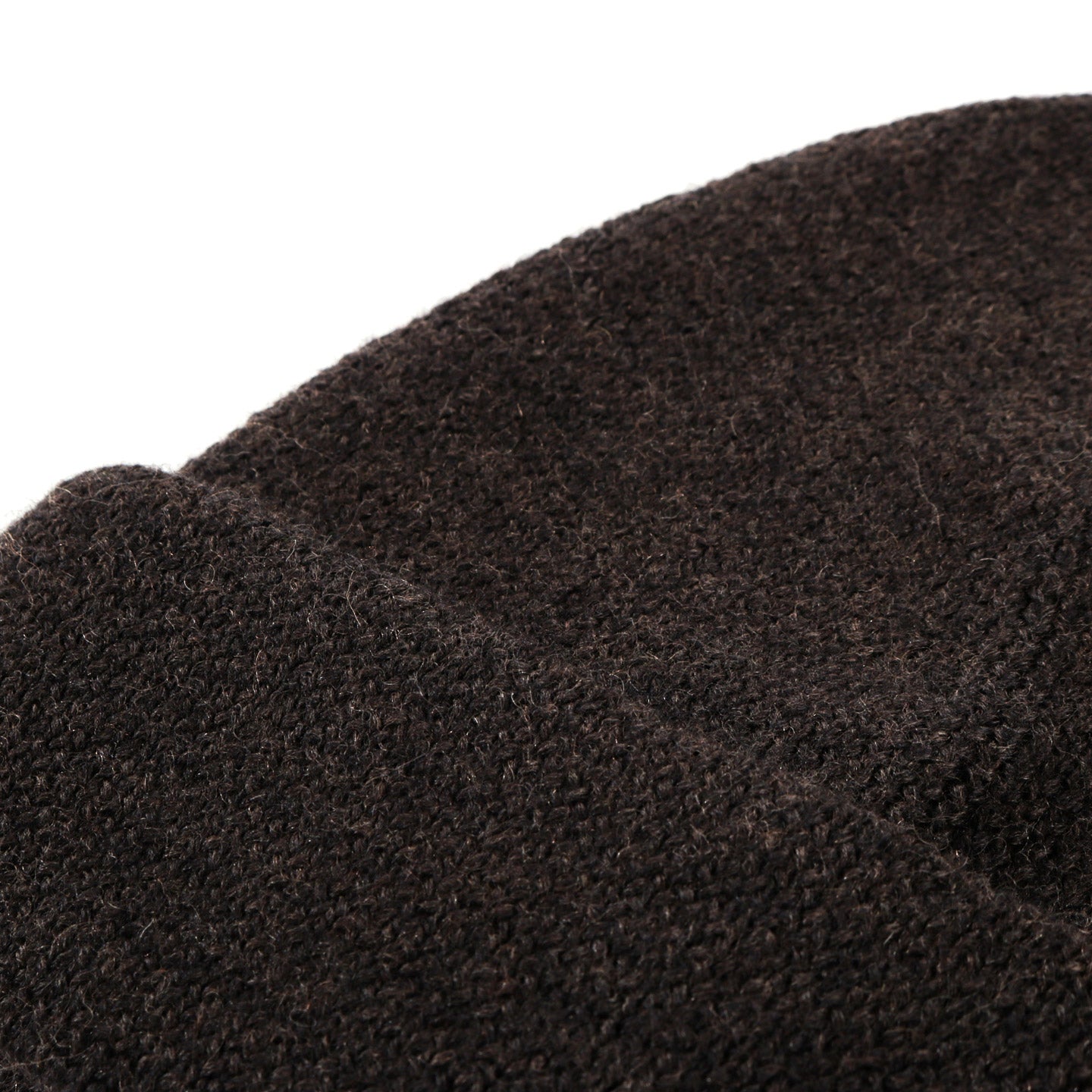 OUR LEGACY KNIT HAT UNIVERSITY BROWN RUSTIC MERINO