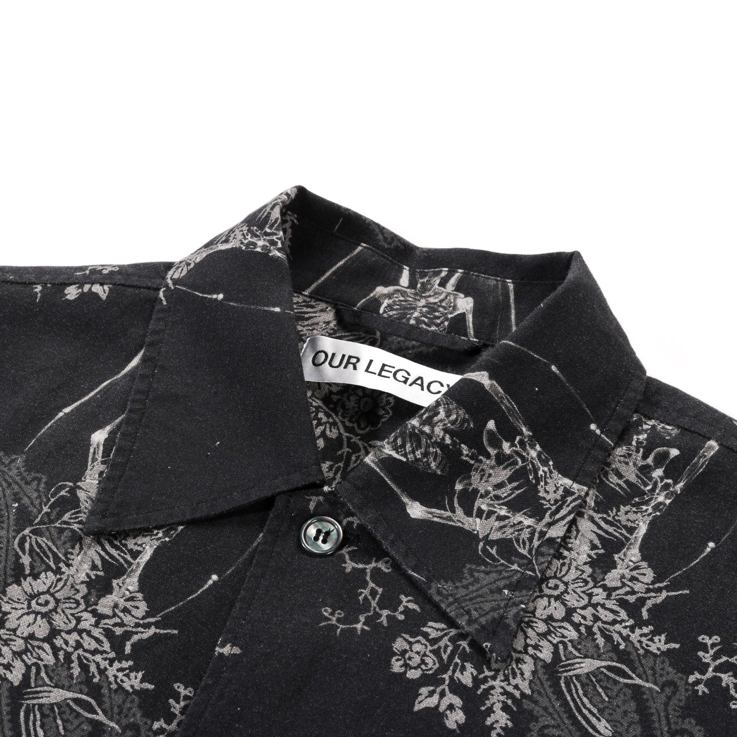 OUR LEGACY EVERY SHIRT SHORTSLEEVE DEATH PAISLEY PRINT