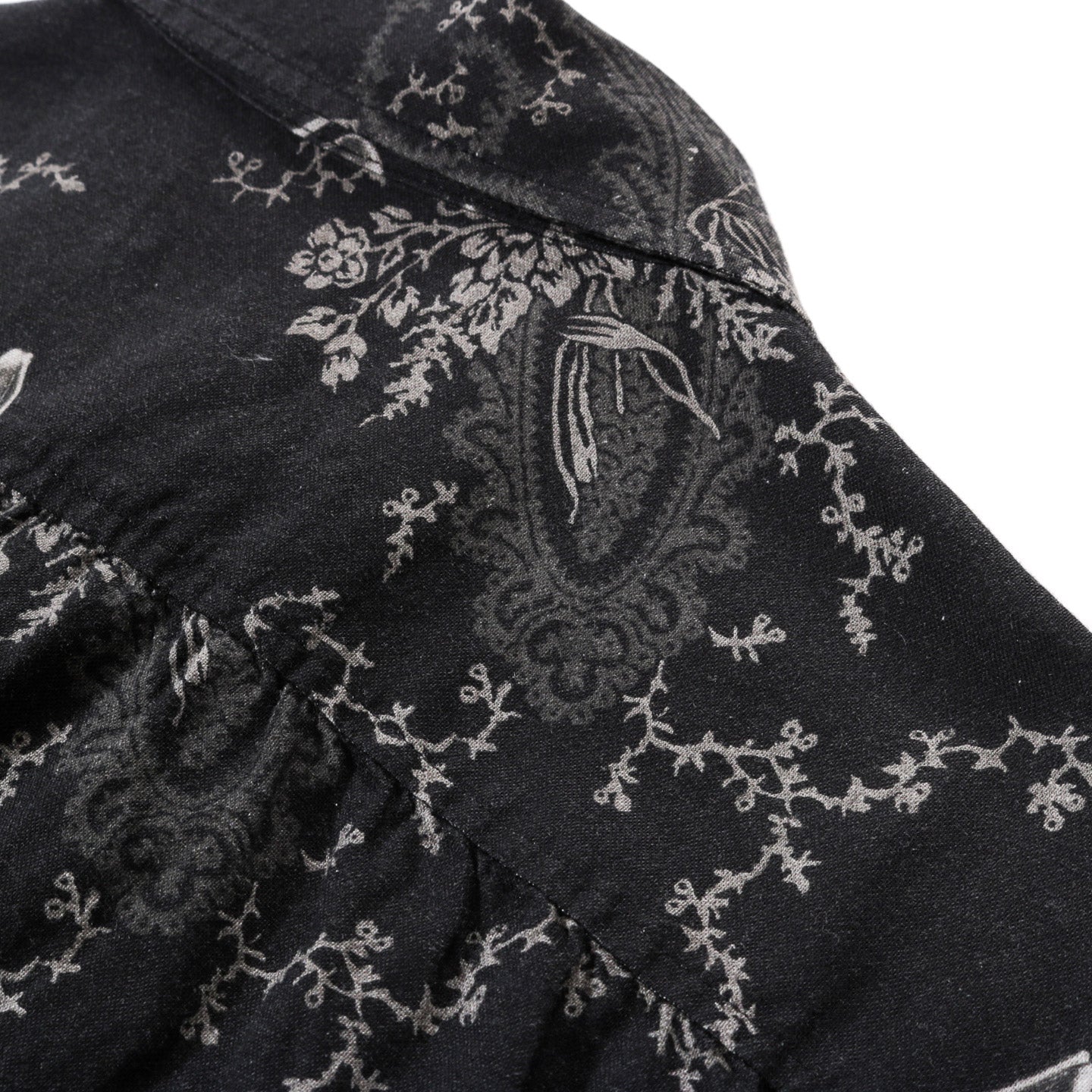 OUR LEGACY EVERY SHIRT SHORTSLEEVE DEATH PAISLEY PRINT