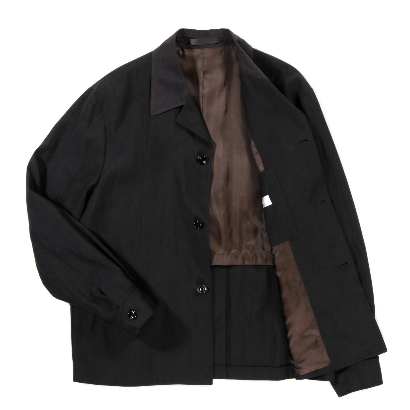 OUR LEGACY PACK BLAZER SOOT BLACK TECHFLAX