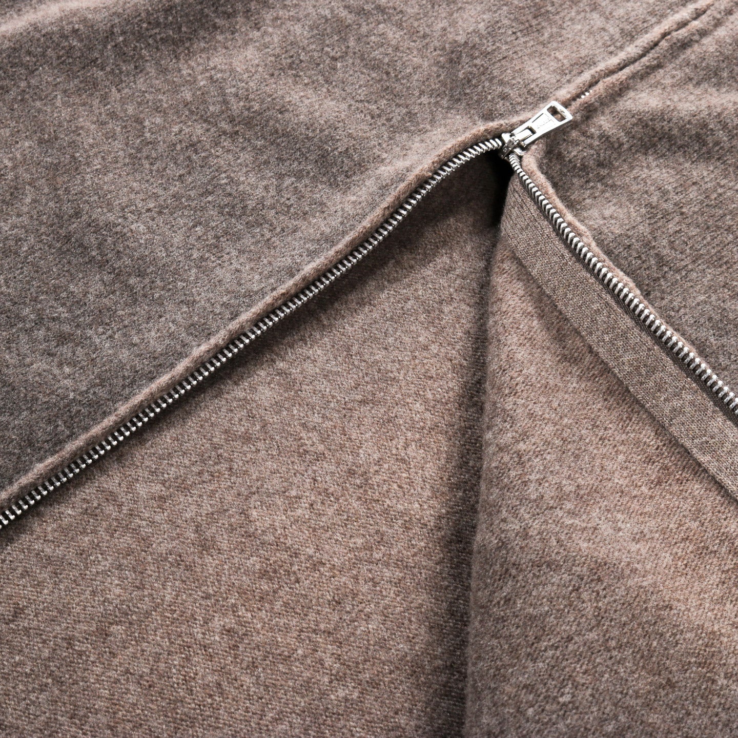 OUR LEGACY LINE ZIP CARDIGAN MUD SPRAY DYE CHERUB WOOL