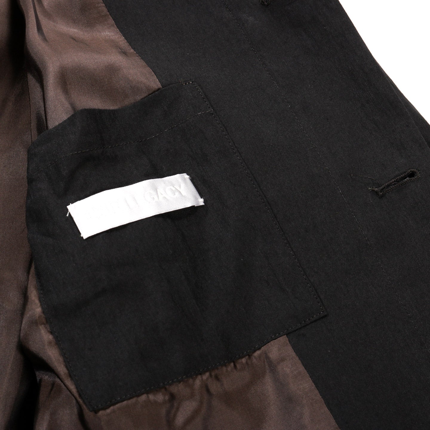 OUR LEGACY PACK BLAZER SOOT BLACK TECHFLAX