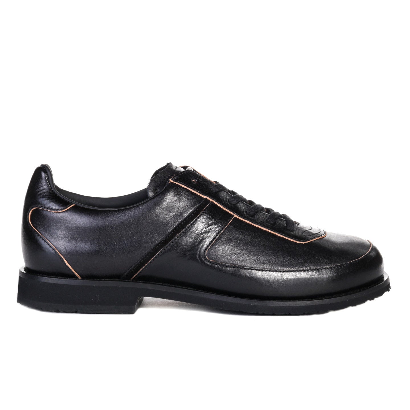 OUR LEGACY TEN PIN SHOE BLACK STRIKE LEATHER