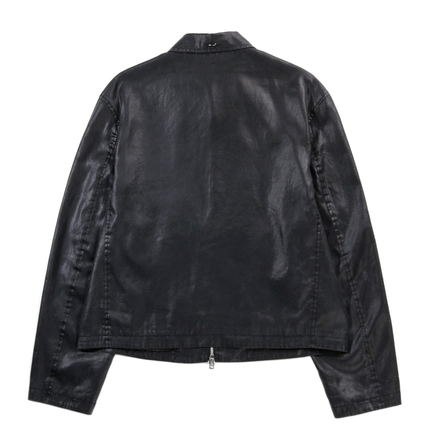 OUR LEGACY MINI JACKET WORKER LACQUER BLACK MIRROR TENCEL