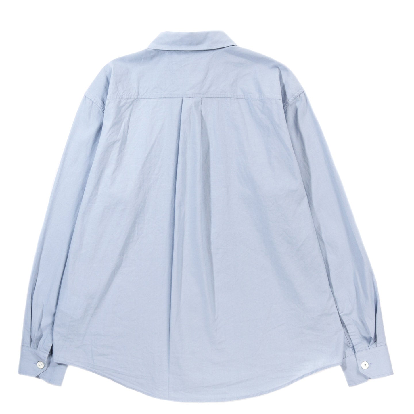 OUR LEGACY BEYOND SHIRT POWDER BLUE LIQUID POPLIN