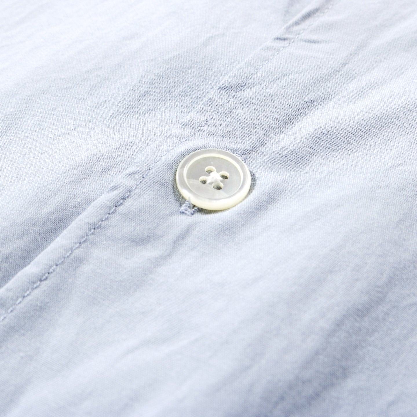 OUR LEGACY BEYOND SHIRT POWDER BLUE LIQUID POPLIN