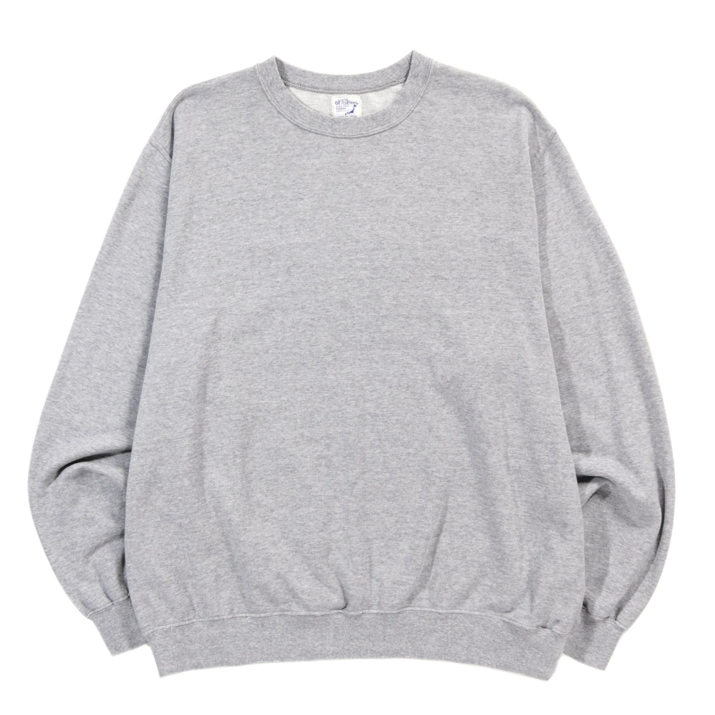 ORSLOW LIGHTWEIGHT FRENCH TERRY CREWNECK SWEATSHIRT HEATHER GREY