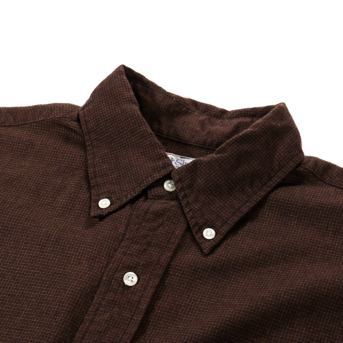 ORSLOW STANDARD BUTTON DOWN SHIRT BURGUNDY