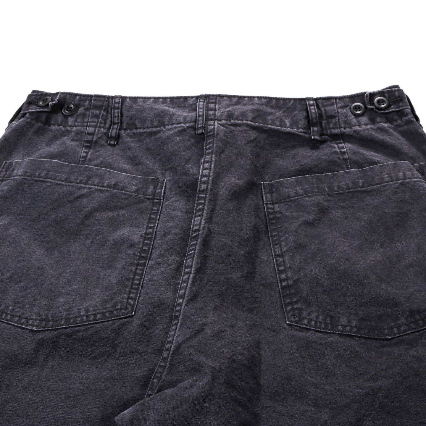 ORSLOW SUMMER FATIGUE PANTS BLACK