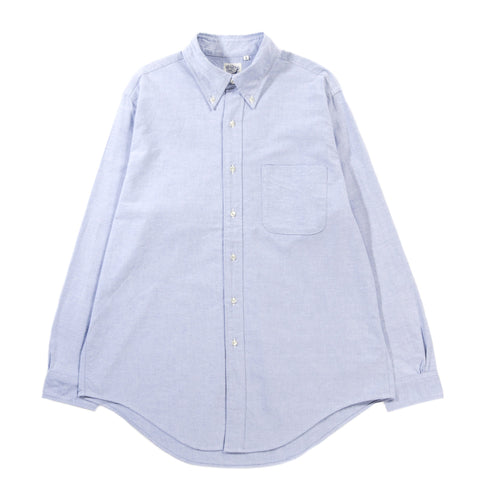 ORSLOW OXFORD STANDARD BUTTON DOWN SHIRT LIGHT BLUE