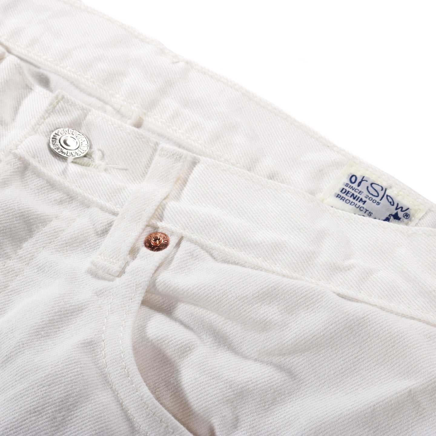 ORSLOW 105 STANDARD FIT 80'S WHITE