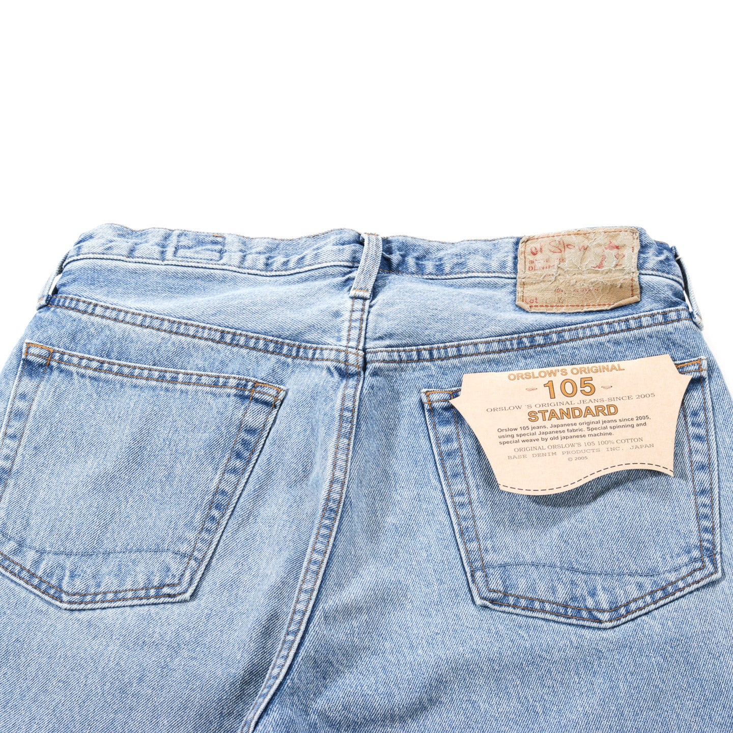 ORSLOW 105 STANDARD FIT 90'S DENIM SKY BLUE