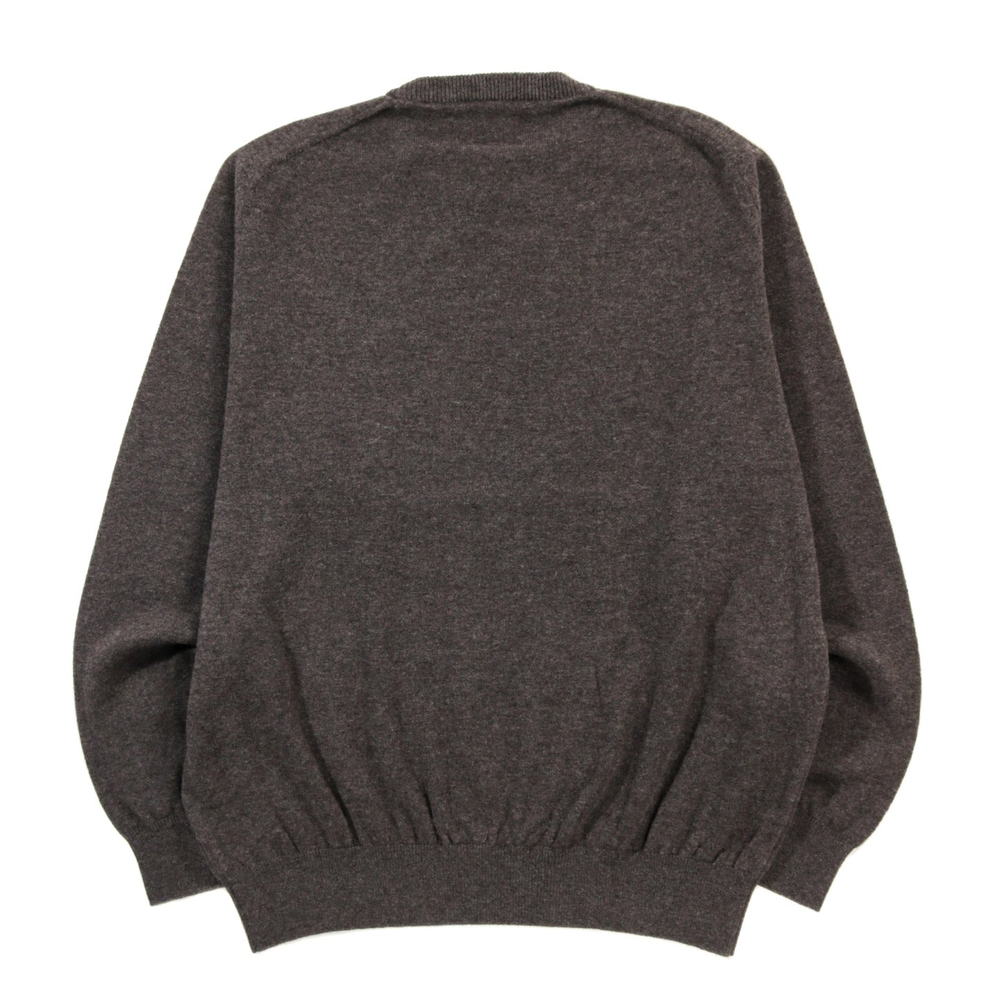 ORSLOW WOOL CREW NECK SWEATER BROWN