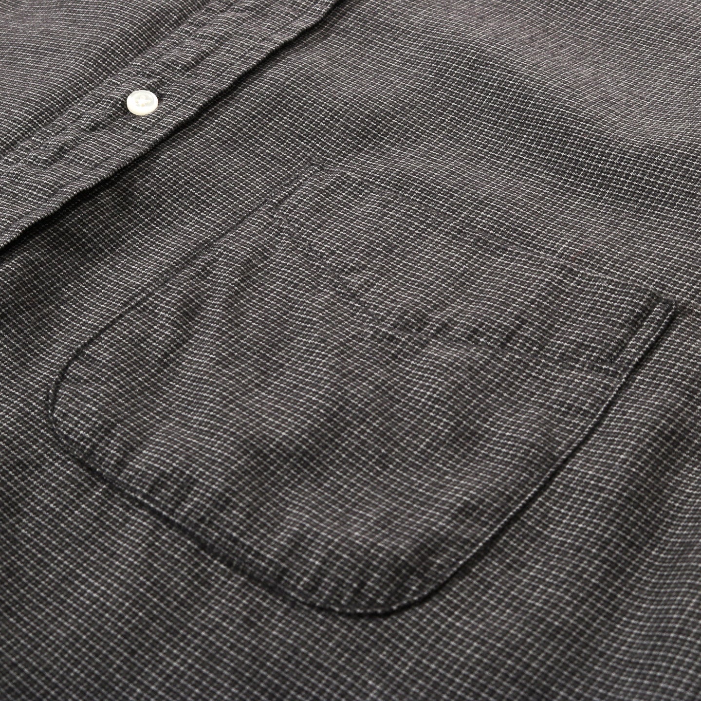 ORSLOW STANDARD BUTTON DOWN SHIRT CHARCOAL GRAY